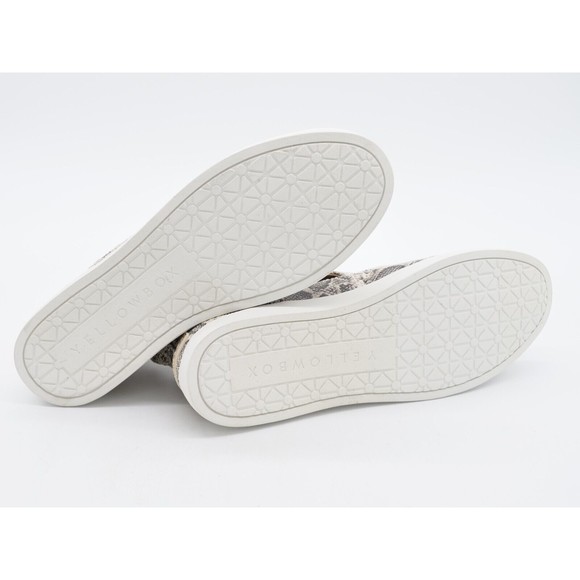 YELLOW BOX ORIANA SNAKE PRINT SLIP ON CASUAL AND FASHION SNEAKERS - Picture 5 of 5